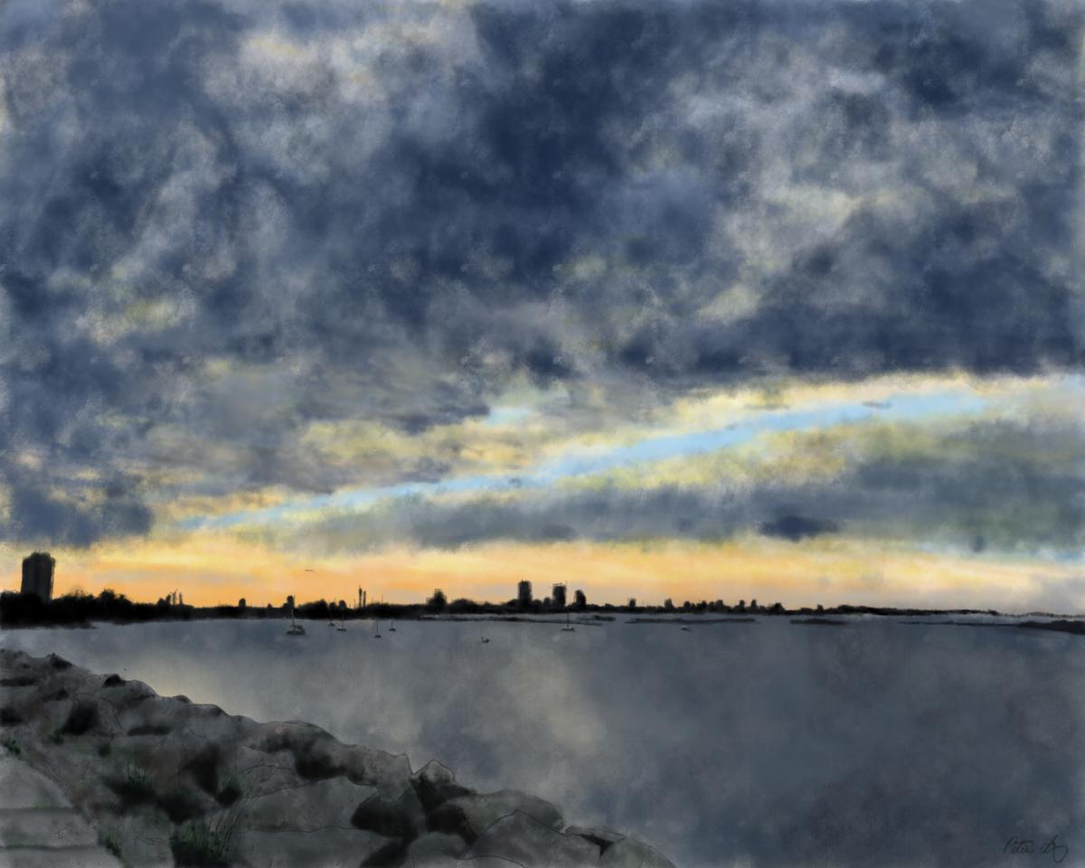 Milwaukee Skyline Sunset